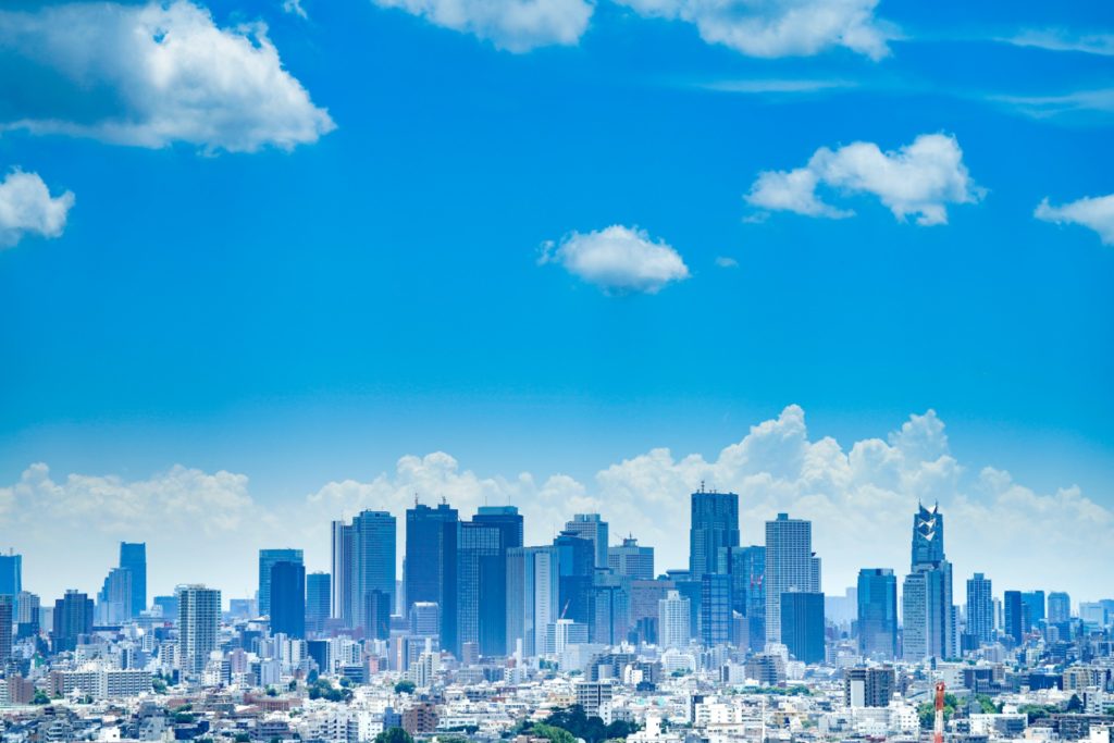 東京の街と空